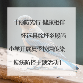 预防先行 健康相伴——怀远县徐圩乡殷尚小学开展夏季校园传染疾病防控主题活动